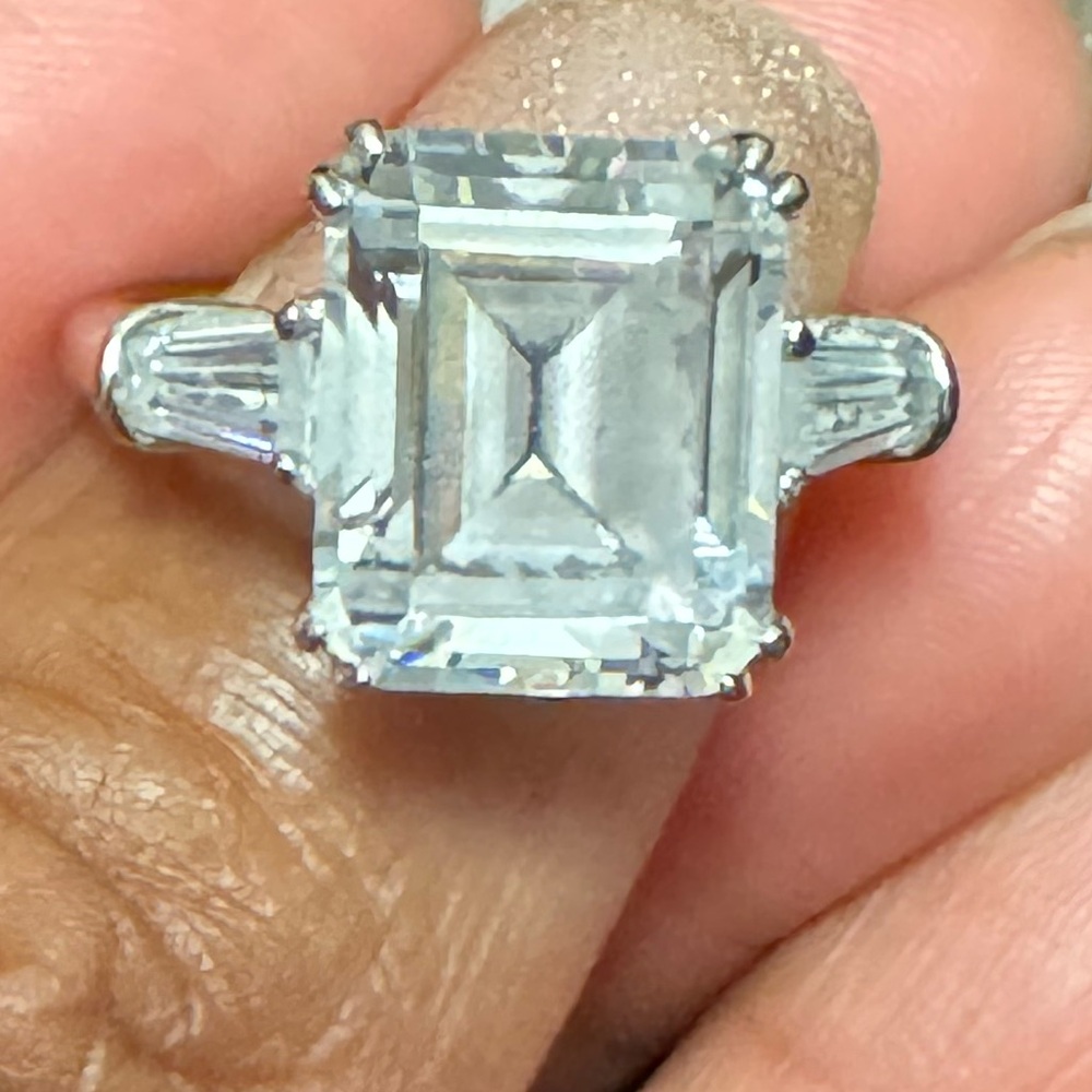 5ct CZ engagement ring